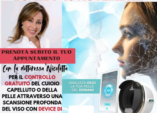 16/11 - CONTROLLO GRATUITO PELLE E CAPELLI